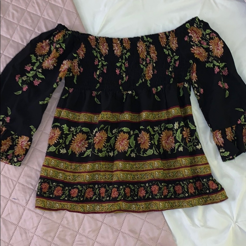 Off the shoulder blouse
